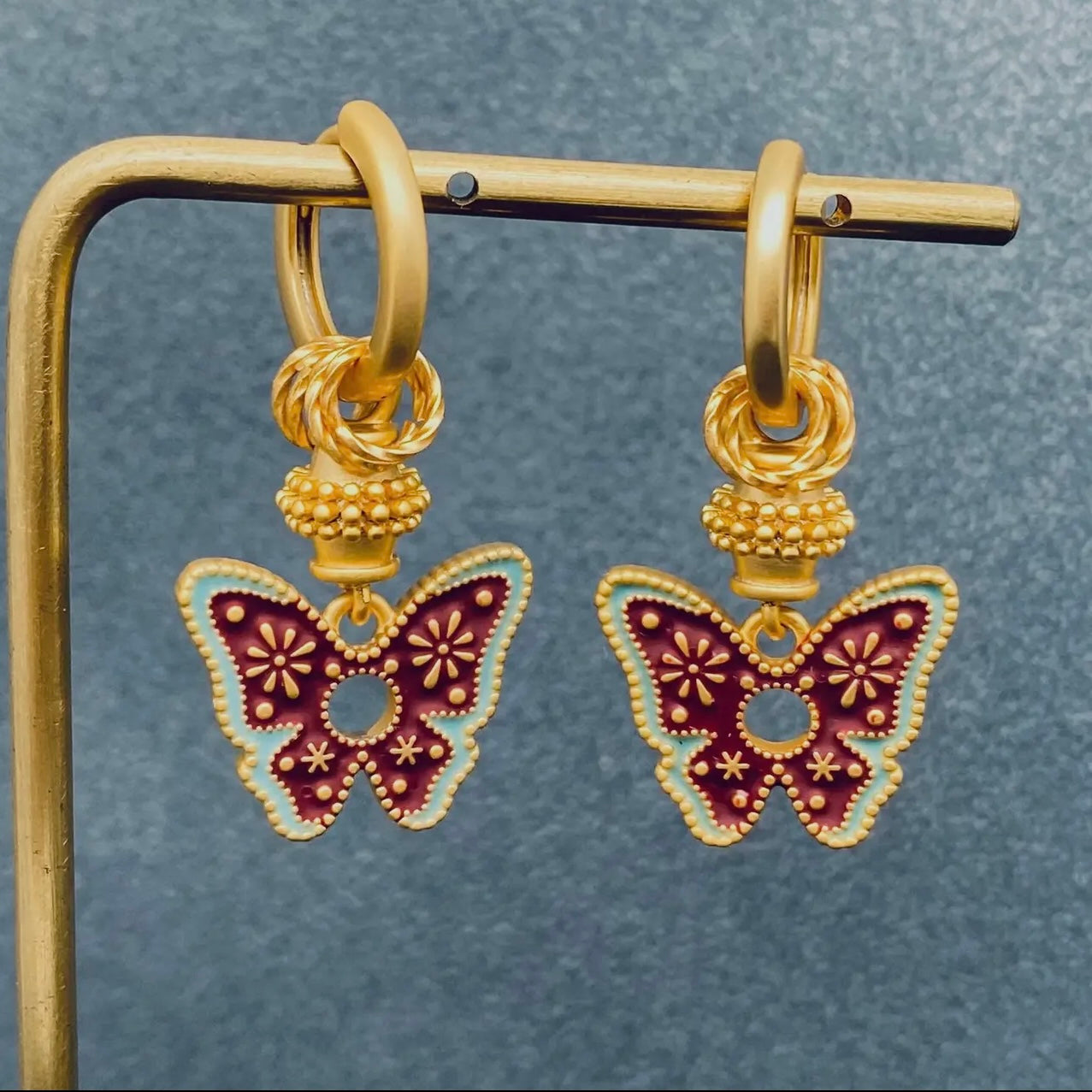 Burgundy Butterflies
