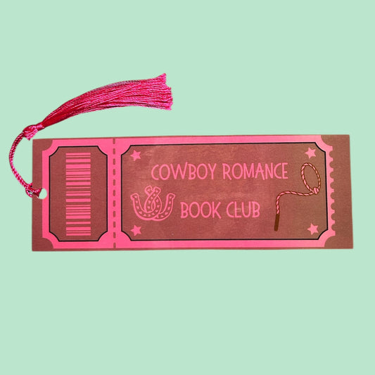Cowboy Romance Bookmark