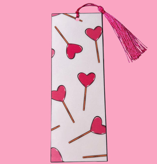 Lollipop Heart Bookmark