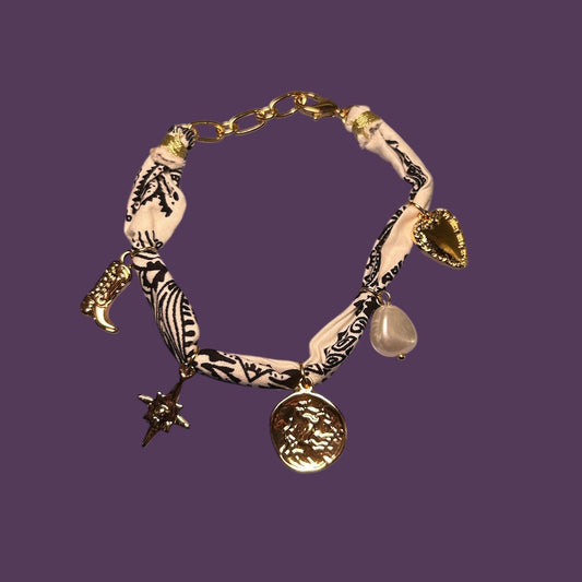 White Bandana Bracelet